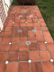13x13 Cut Edge for 2 in. Accent Tierra High-Fired Floor Tile