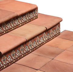 12¾" Stair Bullnose - Tierra High-Fired Floor Tile