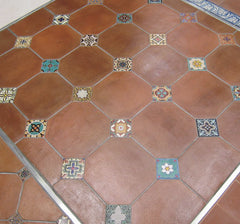 13x13 Octagonal for 4 in. Accents Tierra High-Fired Floor Tile