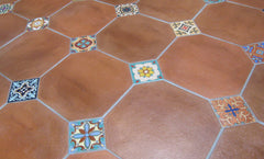 13x13 Octagonal for 4 in. Accents Tierra High-Fired Floor Tile