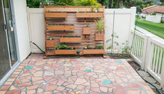 11.5 x 11.5 Unsealed Super Saltillo Round Edges - Floor Tile