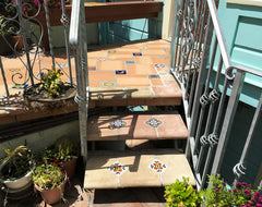 11.5 Unsealed Stair Tread - Super Saltillo Floor Tile
