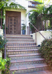 11.5 Unsealed Stair Tread - Super Saltillo Floor Tile