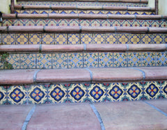 11.5 Unsealed Stair Tread - Super Saltillo Floor Tile