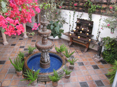 8.25 x 8.25 Unsealed Spanish Mission Red - Floor Tile