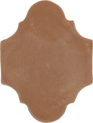 8.5 x 11.25 Unsealed Arabesque 2 - Spanish Mission Red Floor Tile