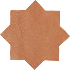 4.25 x 4.25 Eight Point Mudejar - Tierra High-Fired Floor Tile