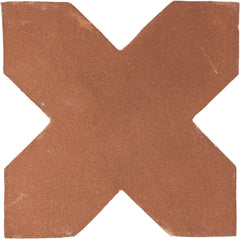4.25 x 4.25 Cross 1 - Tierra High-Fired Floor Tile