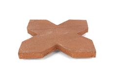 4.25 x 4.25 Cross 1 - Tierra High-Fired Floor Tile