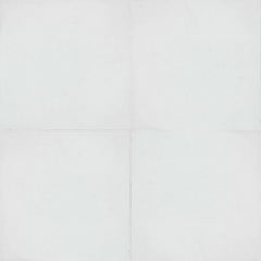 8x8 White Flour - Barcelona Cement Solid Floor Tile