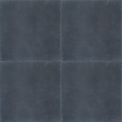 8x8 Black - Barcelona Cement Solid Floor Tile