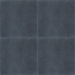 8x8 Black - Barcelona Cement Solid Floor Tile