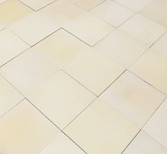 8x8 Subtle Yellow - Barcelona Cement Solid Floor Tile