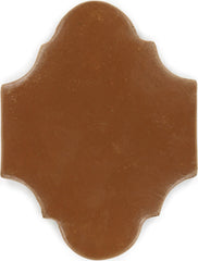 8.5 x 11.25 Sealed Arabesque 2 - Spanish Mission Red Floor Tile