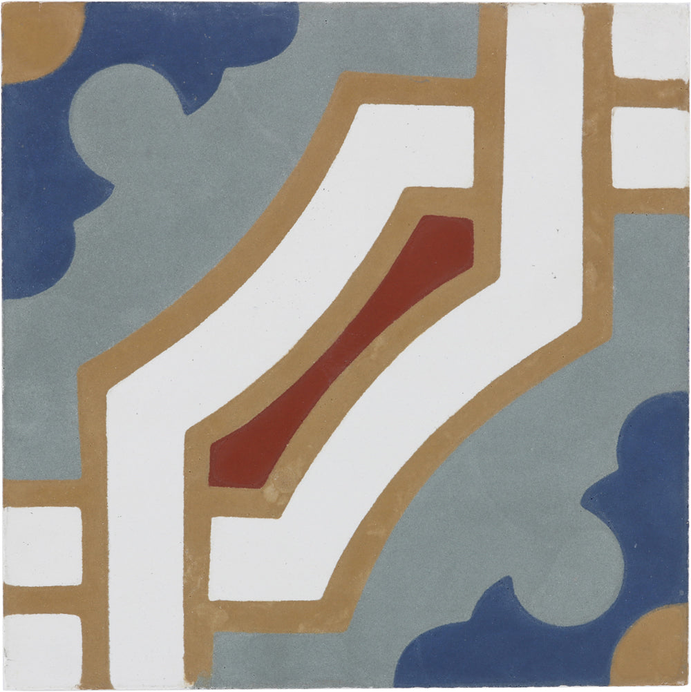 8x8 Palau - Barcelona Cement Decorative Floor Tile