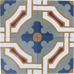 8x8 Palau - Barcelona Cement Decorative Floor Tile