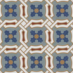 8x8 Palau - Barcelona Cement Decorative Floor Tile
