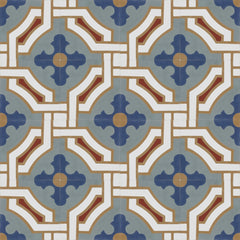 8x8 Palau - Barcelona Cement Decorative Floor Tile