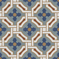 8x8 Palau - Barcelona Cement Decorative Floor Tile