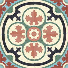 8x8 Barcelona 4 - Barcelona Cement Decorative Floor Tile
