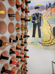 5.625 x 11.875 Wine Rack - Spanish Mission Red