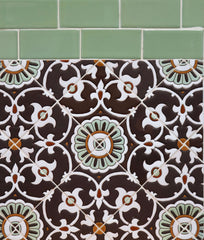 Santa Barbara Ceramic Decorative Tile: Avidan