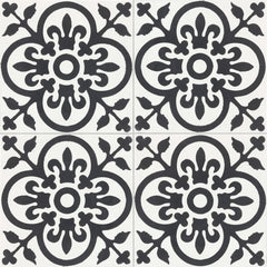8x8 Collblanc 1 - Barcelona Cement Decorative Floor Tile