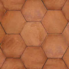 8x8 Hexagon Tierra High-Fired Floor Tile