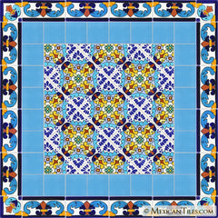 Terra Nova Mediterraneo Solid Tile: Turquoise