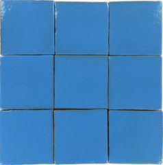 Siena Ceramic Solid Tile: Azure Gloss