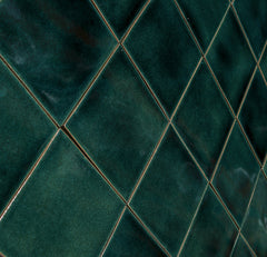 Siena Ceramic Solid Tile: Deep Emerald Gloss