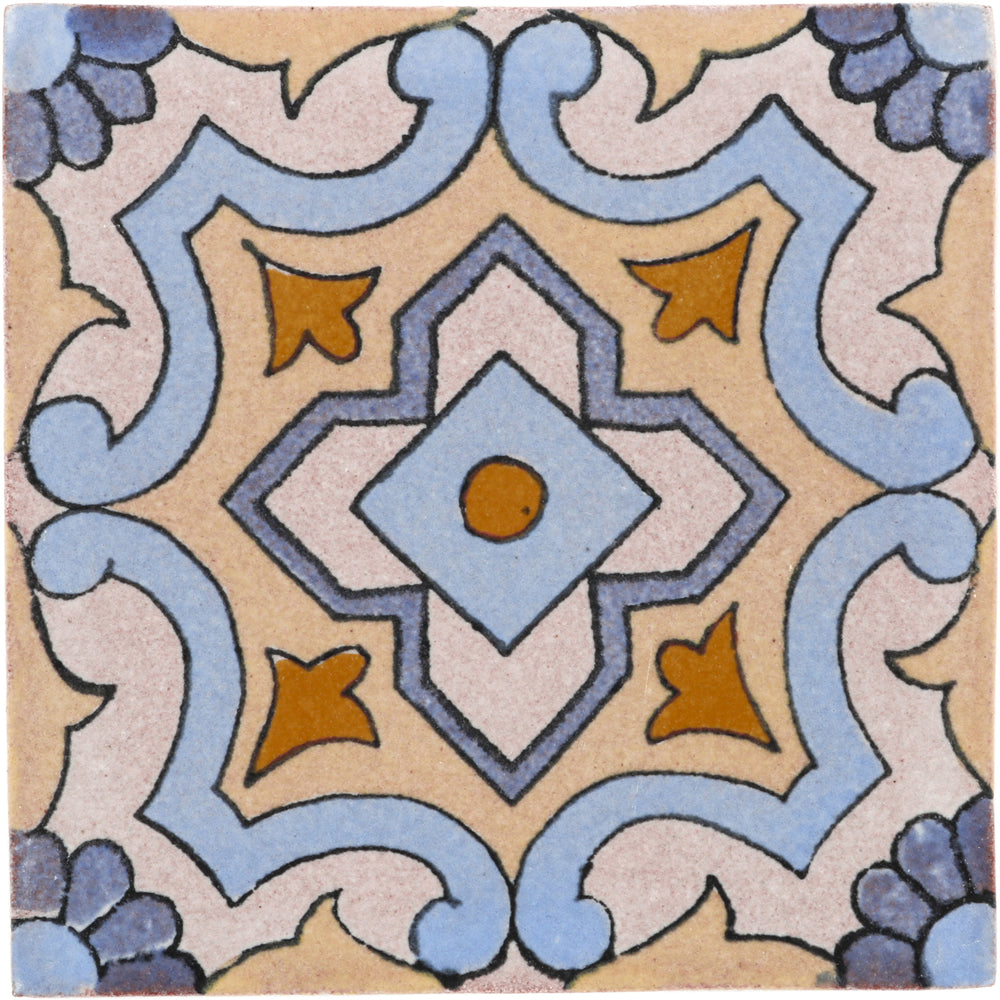 Siena Ceramic Decorative Tile: Pianella